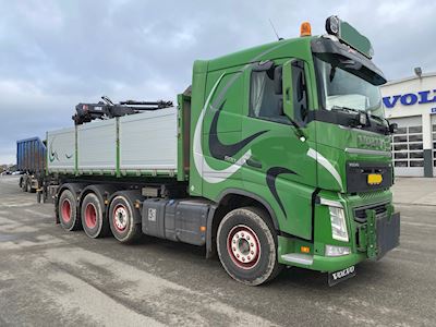 truck volvo fh_8x4 pulley_crane