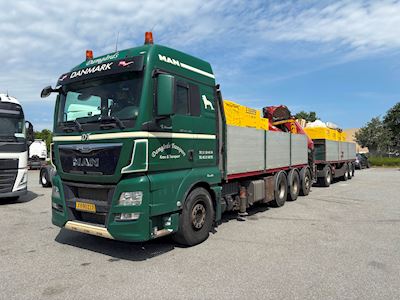 lastbil man tgx_35480 kran_fastlad